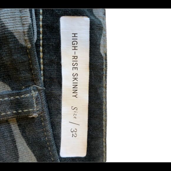 ANTHROPOLOGIE Pilcro And The Letterpress Camo Corduroy Pants EUC - Picture 3 of 16